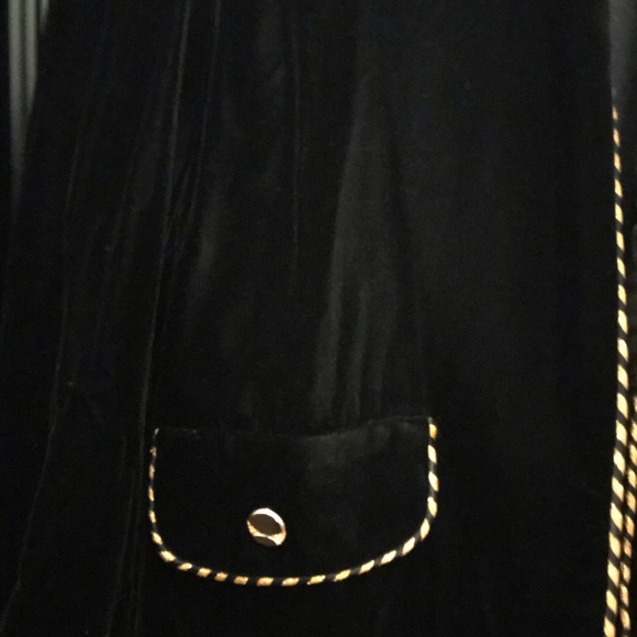 Neiman Marcus Black Velvet Jacket - Picture 4 of 5